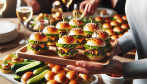 mini burger apéro - recette mini burger apéro froid