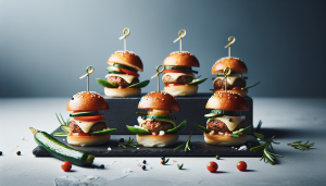 mini burger apéro - recette mini burger apéro froid