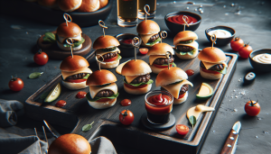 mini burger apéro - recette mini burger apéro froid
