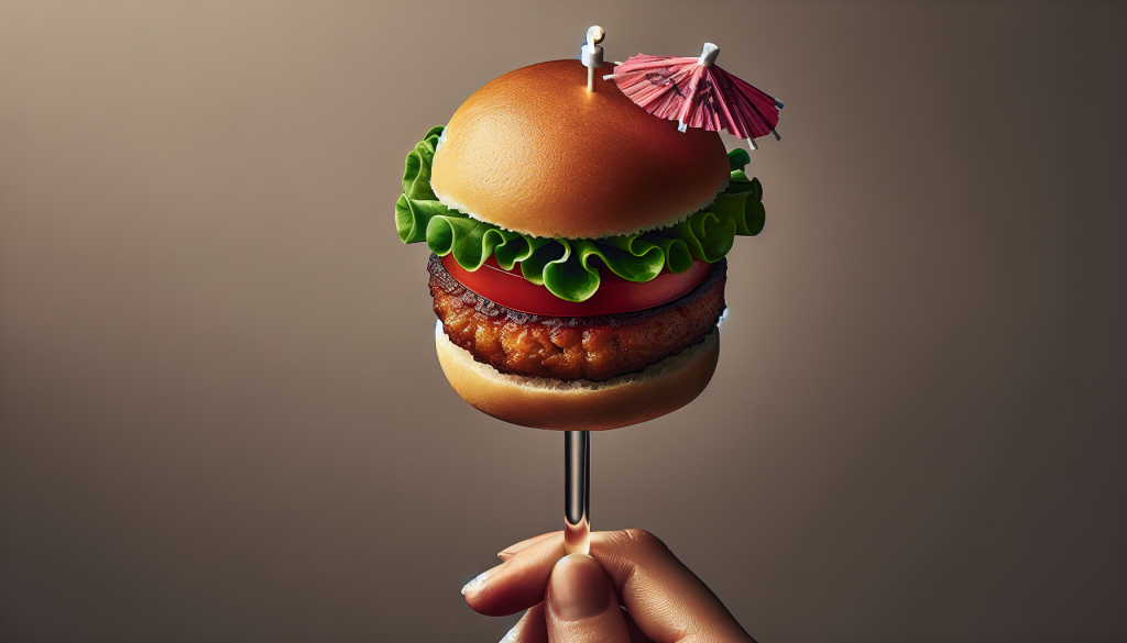 mini burger apéro sans viande