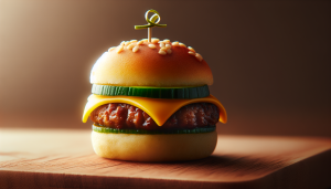 mini burger apéro sans viande