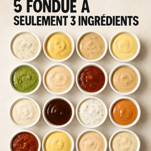 15 sauces à fondue à seulement 3 ingrédients​