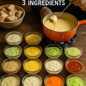 15 sauces à fondue à seulement 3 ingrédients​