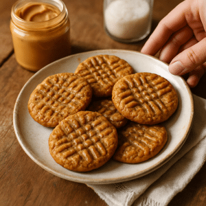 cookie beurre de cacahuète 3 ingrédients​