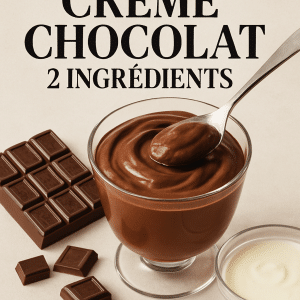 crème chocolat 2 ingrédients​
