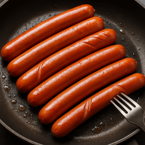 cuisson des saucisses de strasbourg