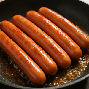 cuisson des saucisses de strasbourg