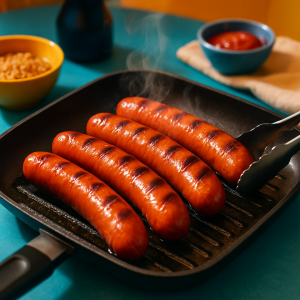 cuisson saucisses fumées