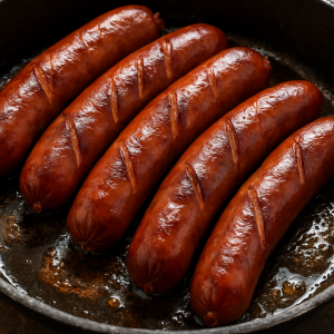 cuisson saucisses fumées