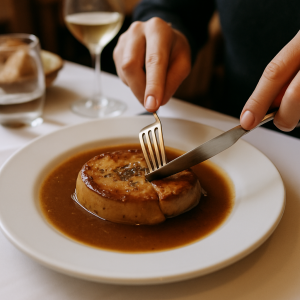 foie gras en sauce