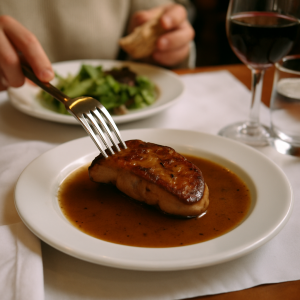 foie gras en sauce