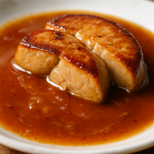 foie gras en sauce