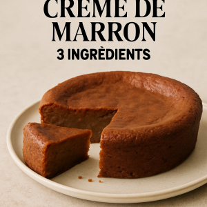 fondant crème de marron 3 ingrédients​