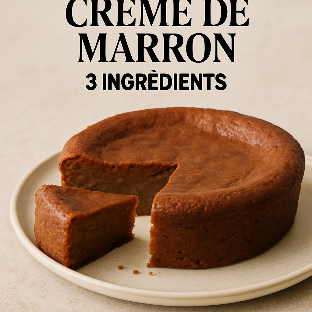 fondant crème de marron 3 ingrédients