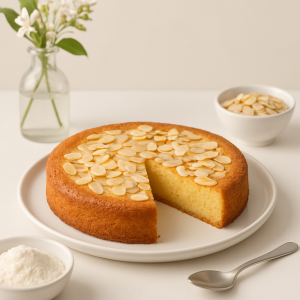 gâteau fondant aux amandes 4 ingrédients