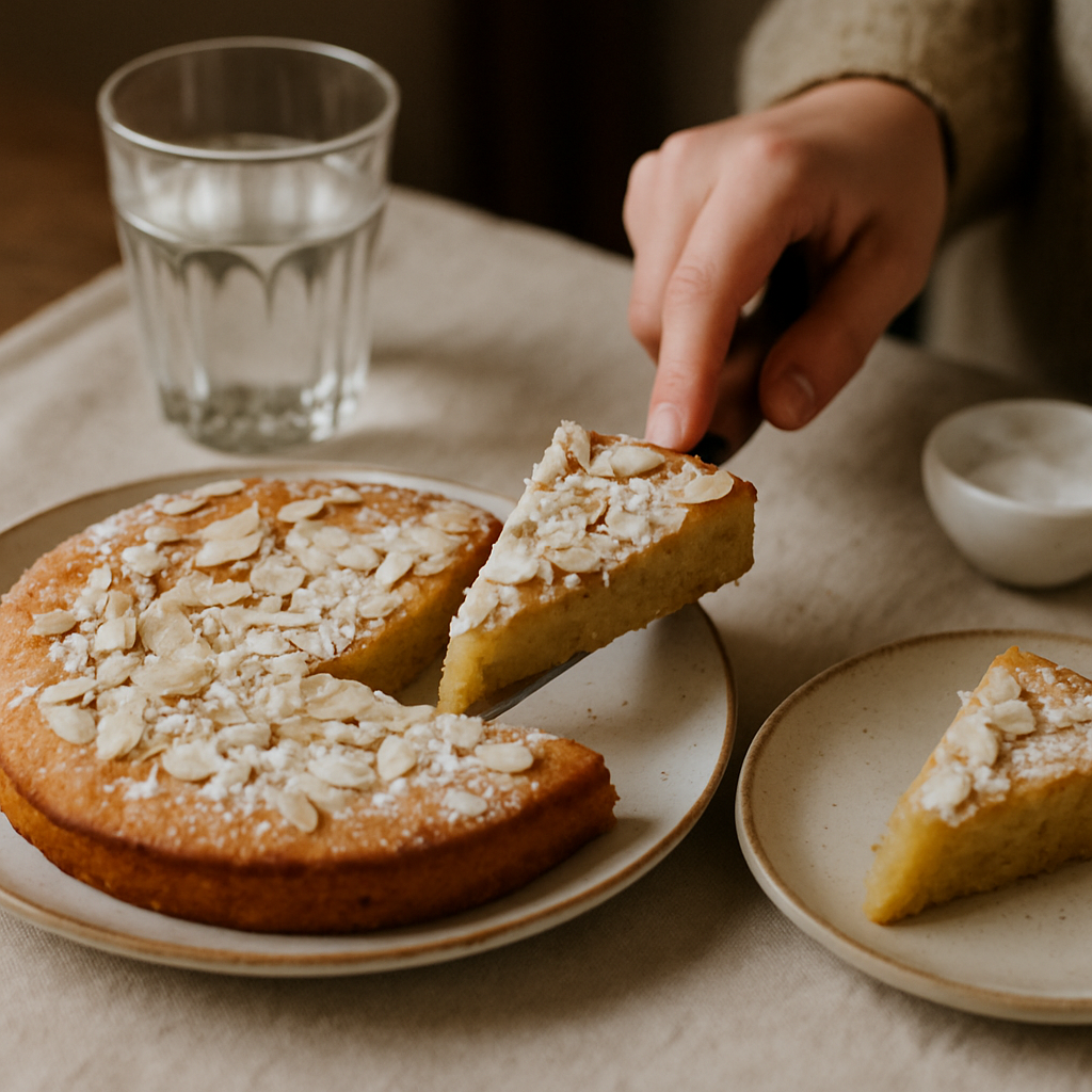 gâteau fondant aux amandes 4 ingrédients