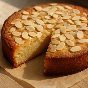 gâteau fondant aux amandes 4 ingrédients