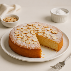 gâteau fondant aux amandes 4 ingrédients