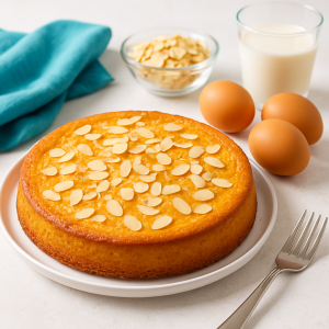 gâteau fondant aux amandes 4 ingrédients