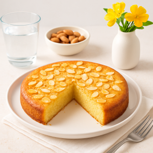gâteau fondant aux amandes 4 ingrédients