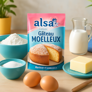 gâteau moelleux alsa ingrédient