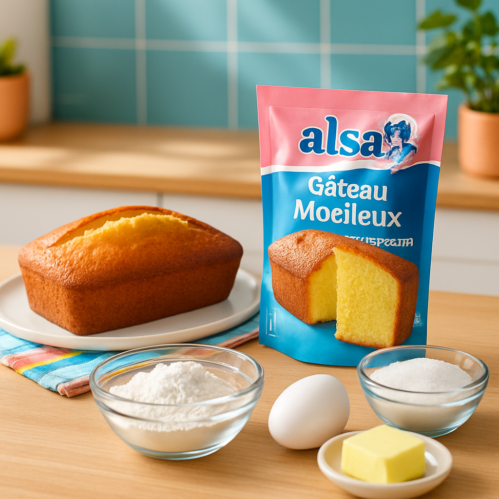 gâteau moelleux alsa ingrédient​