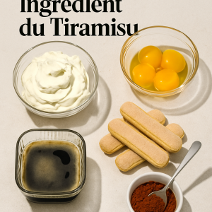 ingrédient du tiramisu​