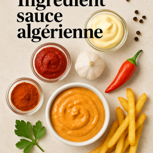 ingrédient sauce algérienne​