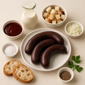 ingrédients boudin noir