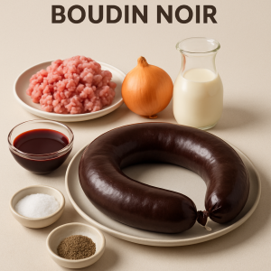 ingrédients boudin noir​