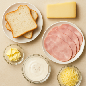 ingrédients croque monsieur
