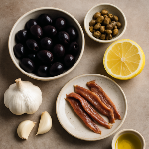 ingrédients de la tapenade