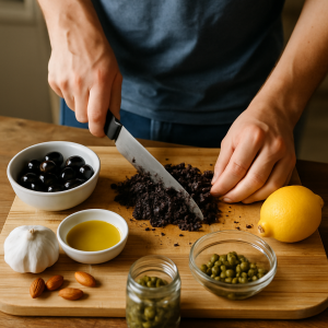 ingrédients de la tapenade