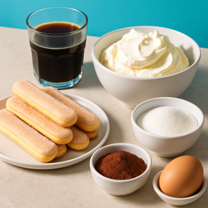 ingrédients pour faire un tiramisu