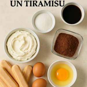 ingrédients pour faire un tiramisu