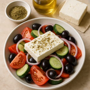 la vraie salade crétoise ingrédient​