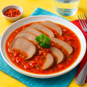 langue de boeuf sauce piquant