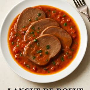 langue de boeuf sauce piquant