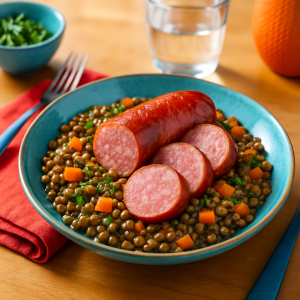 lentille saucisse de morteau