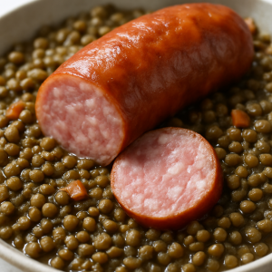 lentille saucisse de morteau