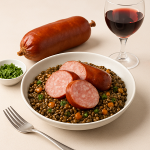 lentille saucisse de morteau