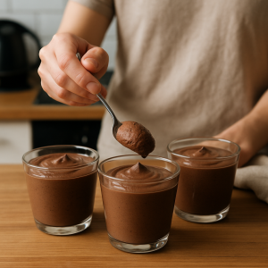 mousse au chocolat 2 ingrédients sans oeuf