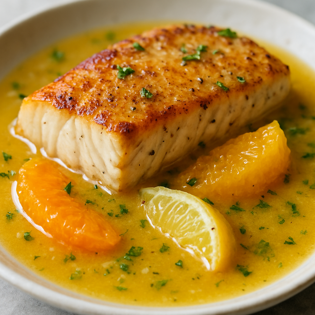 poisson sauce agrumes