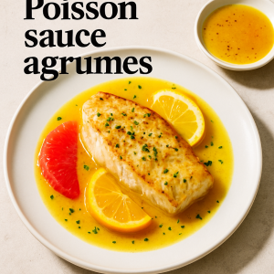 poisson sauce agrumes