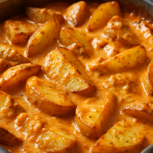 pomme de terre en sauce au four