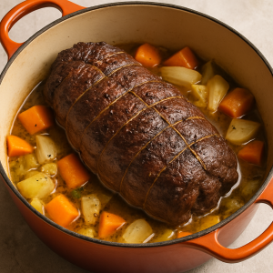 roti de sanglier en cocotte sans marinade - roti sanglier en cocotte